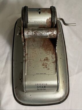 Antique 1950’s Superior Star Rotary Printing Press display piece or restorable